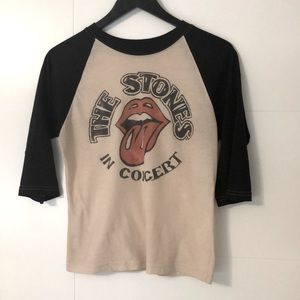 Vintage Rolling Stones Baseball Tee - Large